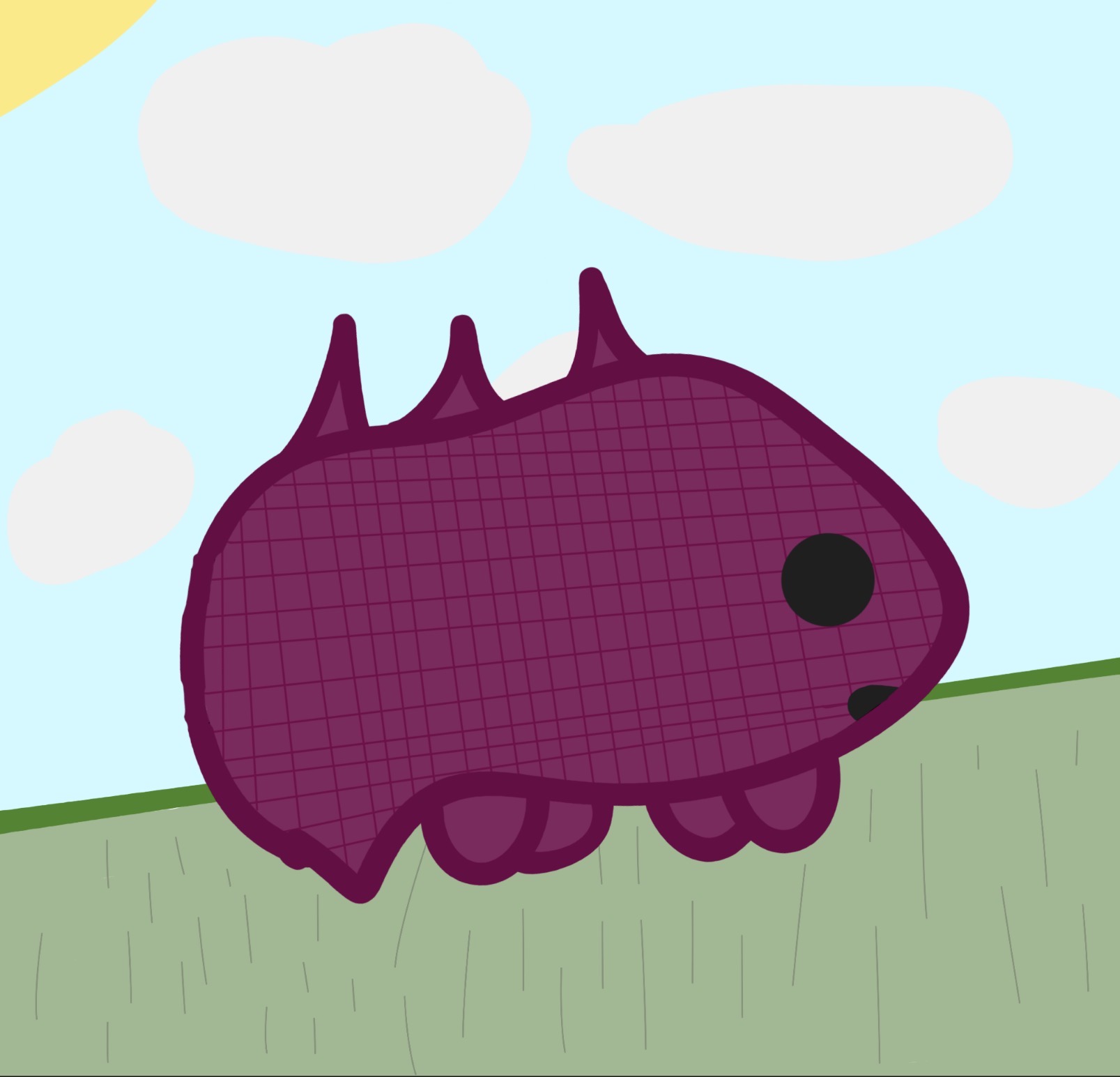 Spiky Grape Beast